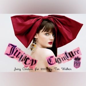 **SOLD** COPY - Vintage Y2K Black Terry Cloth Juicy Couture Zip Up Sweatshirt